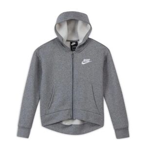 Nike Kids Gray Zip-Up Hoodie Large